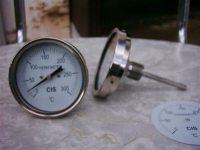 Digital Display Digital Bimetal Thermometer, Water Temperature Meter, Oil  Temperature Strap Probe Industrial Watch - China Hygrometers, Data Logger